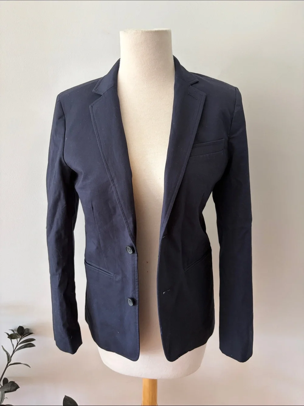Crewcuts 14 Navy Tailored Single-Breasted Blazer
